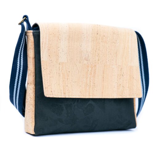 Sac bandoulière homme liège « Alvo » – Élégant, pratique et vegan – Image 13