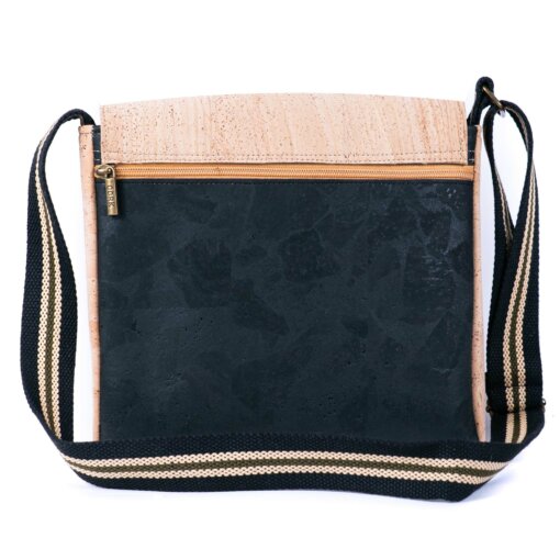 Sac bandoulière homme liège « Alvo » – Élégant, pratique et vegan – Image 3