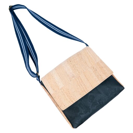 Sac bandoulière homme liège « Alvo » – Élégant, pratique et vegan – Image 5