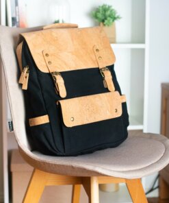 Sac à dos « Monteiro » en liège et toile pour homme – Ordinateur, voyage et style éco-responsable