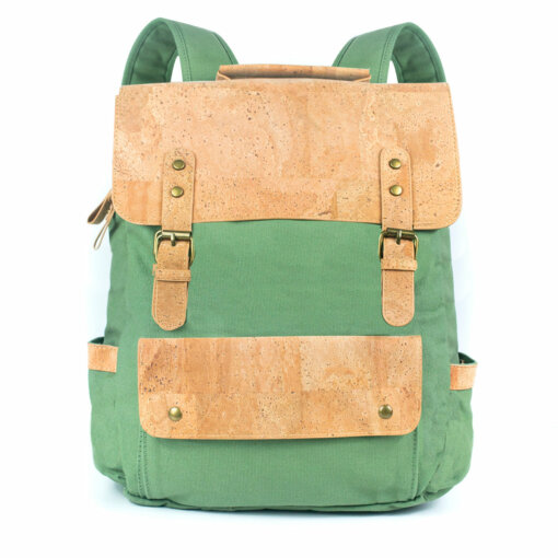 Sac à dos « Monteiro » en liège et toile pour homme – Ordinateur, voyage et style éco-responsable – Image 4