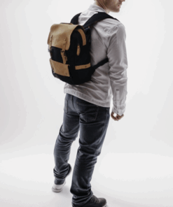 Alternative view of Sac à dos « Monteiro » en liège et toile pour homme – Ordinateur, voyage et style éco-responsable