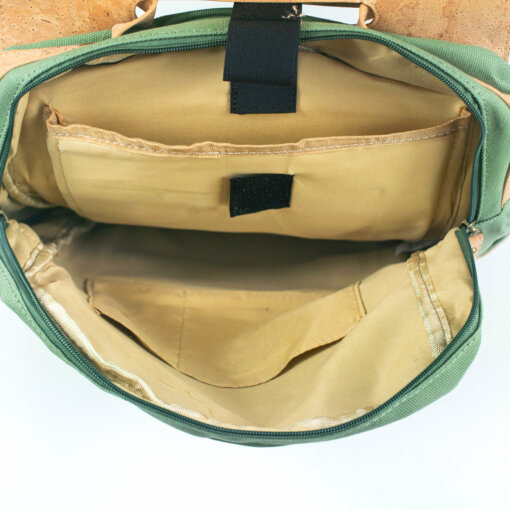 Sac à dos « Monteiro » en liège et toile pour homme – Ordinateur, voyage et style éco-responsable – Image 12