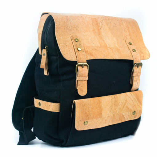 Sac à dos « Monteiro » en liège et toile pour homme – Ordinateur, voyage et style éco-responsable – Image 7