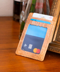 Porte-cartes homme en liège « Fino » – RFID, slim et vegan