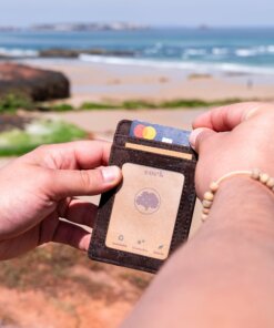 Alternative view of Porte-cartes homme en liège « Fino » – RFID, slim et vegan